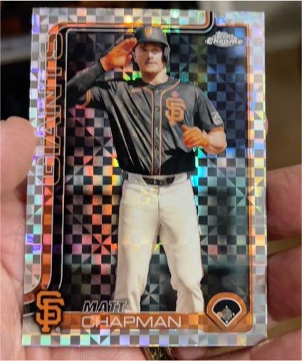 2025 Topps Chrome #148 Matt Chapman — front