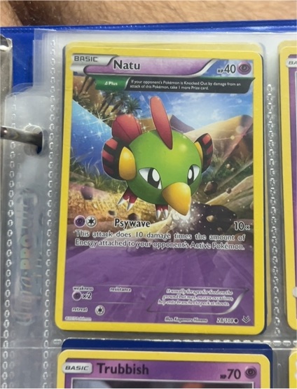 2015 Pokémon Roaring Skies #28 Natu — front