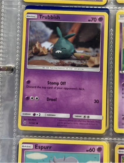 2017 Pokémon Guardians Rising #50 Trubbish — front