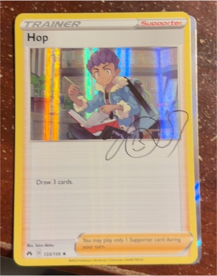 2021 Pokémon Crown Zenith #133 Hop — front