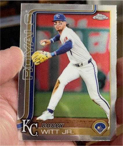 2025 Topps Chrome #93 Bobby Witt Jr. — front
