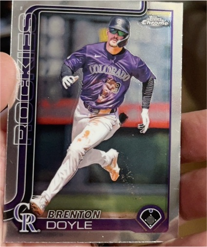 2025 Topps Chrome #118 Brenton Doyle — front