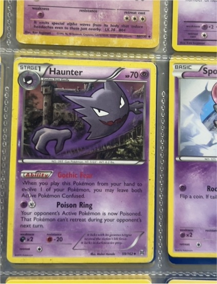 2015 Pokémon #59 Haunter — front