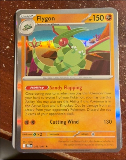 2023 Pokémon ME02 Phantasmal Flames #053 Flygon — front