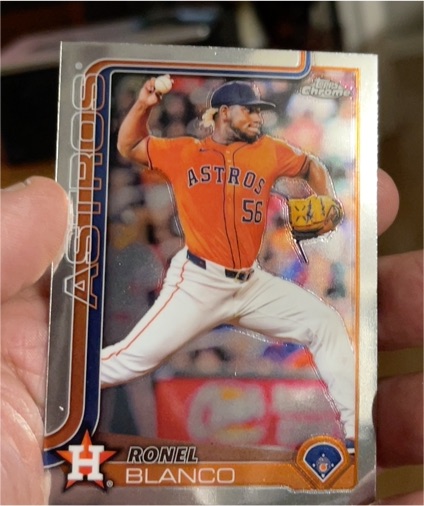 2025 Topps Chrome #341 Ronel Blanco — front