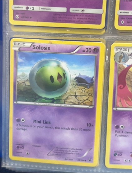 2016 Pokémon XY Fates Collide #33 Solosis — front