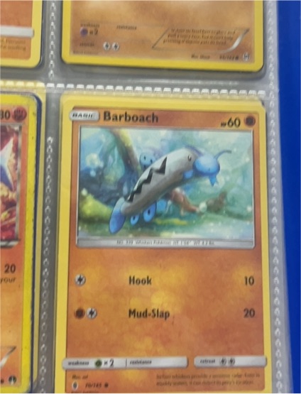 2017 Pokémon Guardians Rising #70 Barboach — front