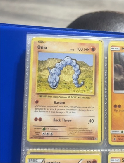 2016 Pokémon XY Evolutions #61 Onix — front