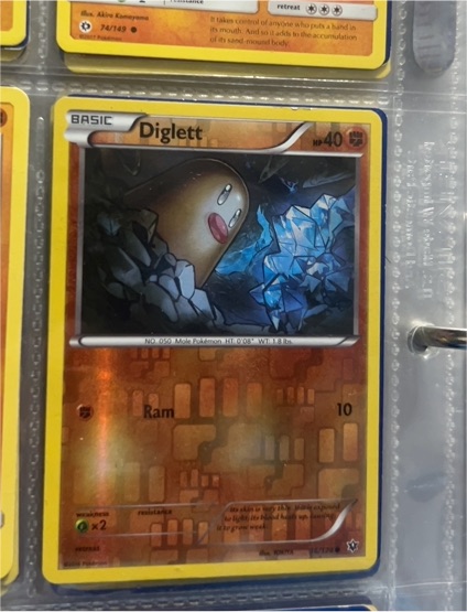 2016 Pokémon TCG XY Fates Collide #36 Diglett — front