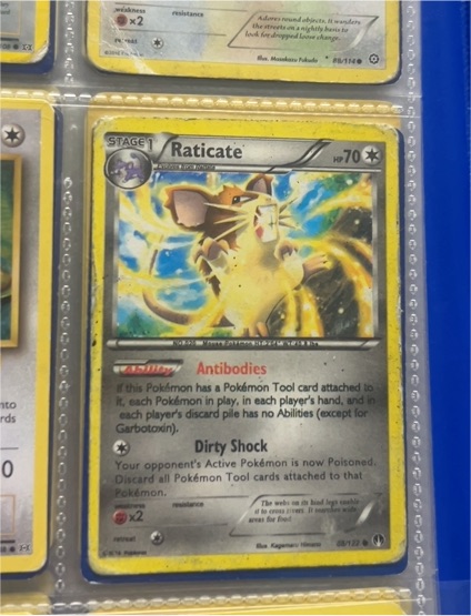 2007 Pokemon Diamond & Pearl #88 Raticate — front