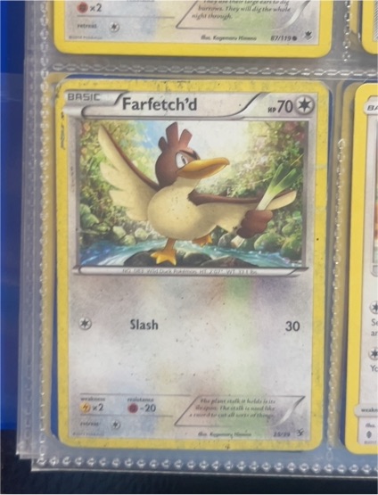 2013 Pokémon Kalos Starter Set #25 Farfetch'd — front