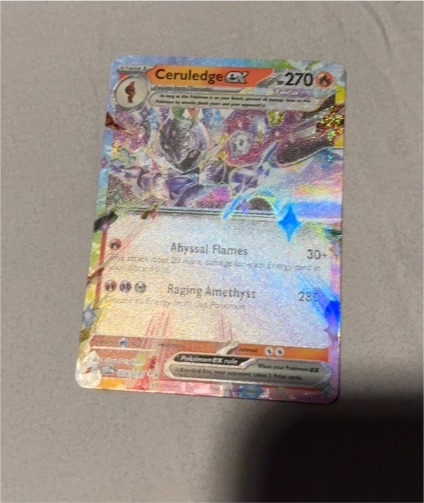 2024 Pokemon TCG Surging Sparks #036 Ceruledge EX — front