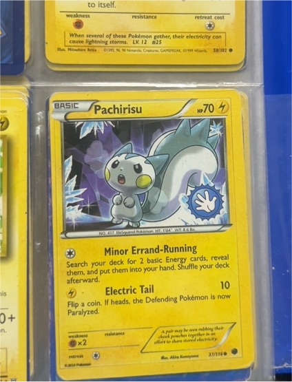 2013 Pokemon Black & White Plasma Freeze #37 Pachirisu — front
