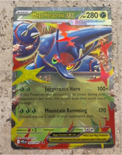 2020 Pokémon Phantasmal Flames #004 Mega Heracross ex — front