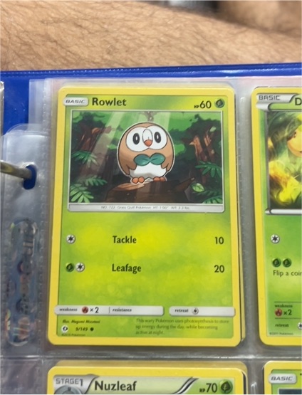 2021 Pokémon McDonald's 25th Anniversary #7/25 Rowlet — front