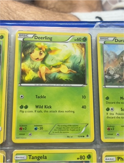 2012 Pokémon Black & White Emerging Powers #15 Deerling — front