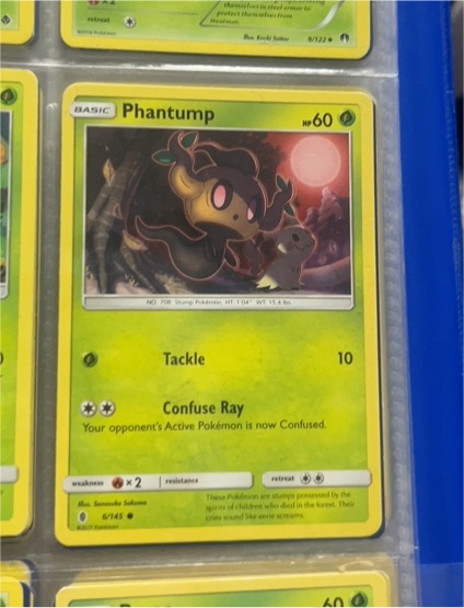 2017 Pokemon Guardians Rising #6 Phantump — front