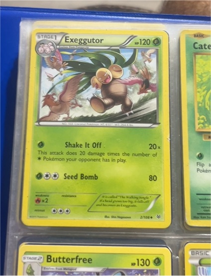 2015 Pokemon XY Roaring Skies #2 Exeggutor — front