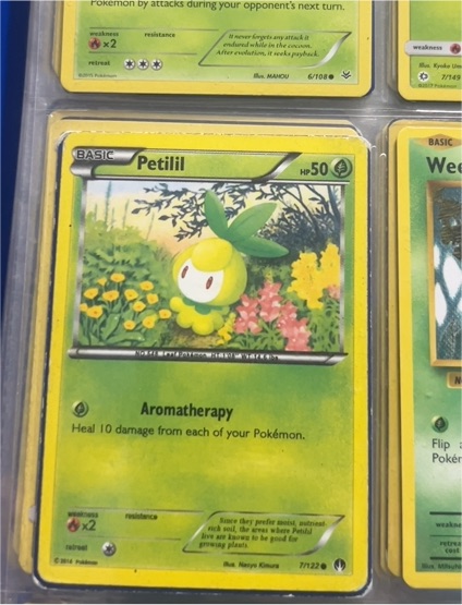 2016 Pokemon XY BREAKpoint #7 Petilil — front