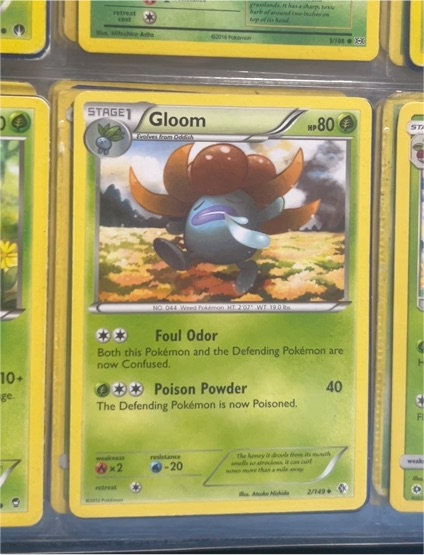 2012 Pokémon Boundaries Crossed #2 Gloom — front