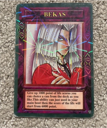 Yu-Gi-Oh! Bekas #547 — front
