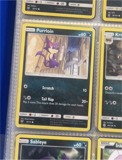2017 Pokémon Shining Legends #48 Purrloin — front