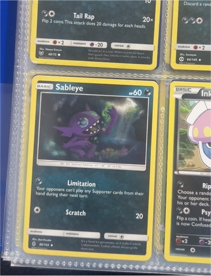 2018 Pokemon TCG Celestial Storm #80 Sableye — front