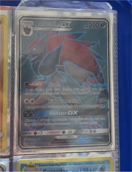 2017 Pokémon SM Black Star Promo #SM84 Zoroark GX — front