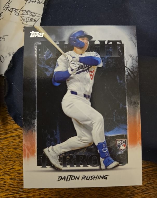 2025 Topps Update #NT-24 Dalton Rushing — front