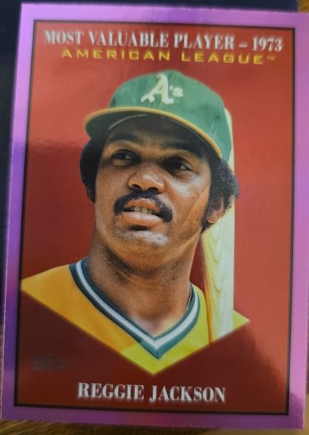 2025 Topps Update #MV-30 Reggie Jackson Most Valuable — front