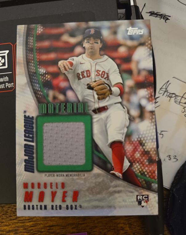 2025 Topps Major League Material Marcelo Mayer — front