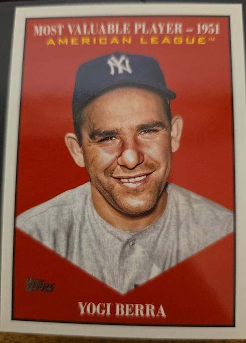 2025 Topps Update #MV-40 Yogi Berra Most Valuable — front