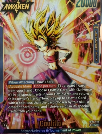 2025 Dragon Ball Super Card Game FB08-025 Caulifla — front