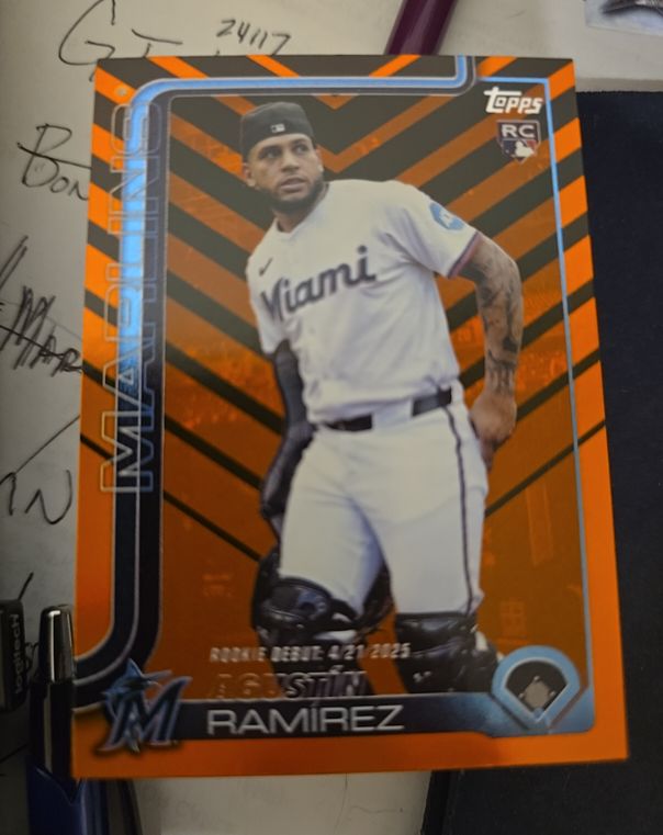 2025 Topps Update #US332 Agustin Ramirez — front