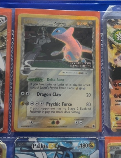 2005 Pokémon EX Delta Species #9 Latios — front