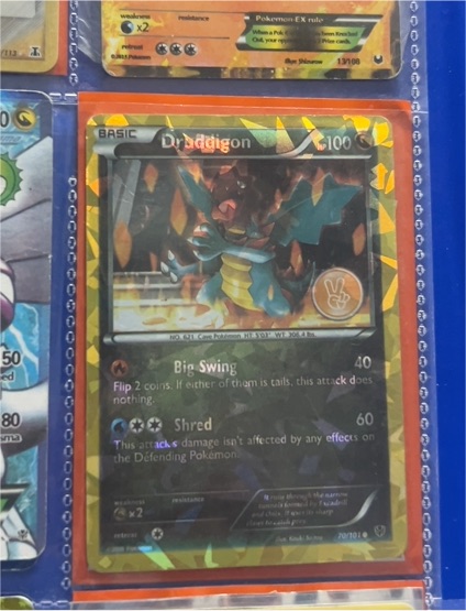 2013 Pokemon TCG Plasma Blast #70 Druddigon — front