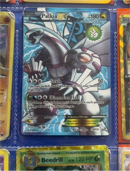 2013 Plasma Blast #100 Palkia EX Team Plasma Full Art — front