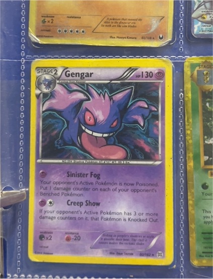 2015 Pokémon XY Breakthrough #60/162 Gengar — front