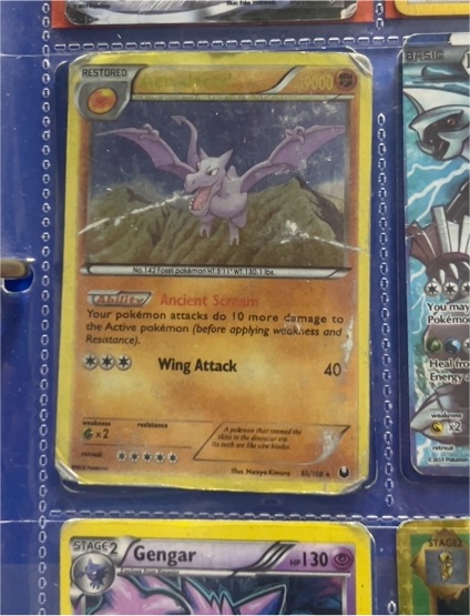 1999 Pokémon #8 Aerodactyl — front