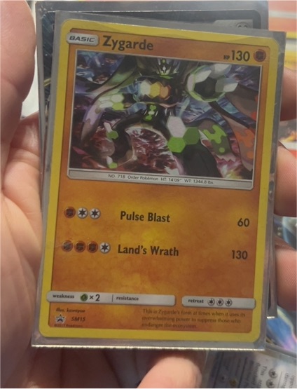 2017 Pokémon SM15 Zygarde — front