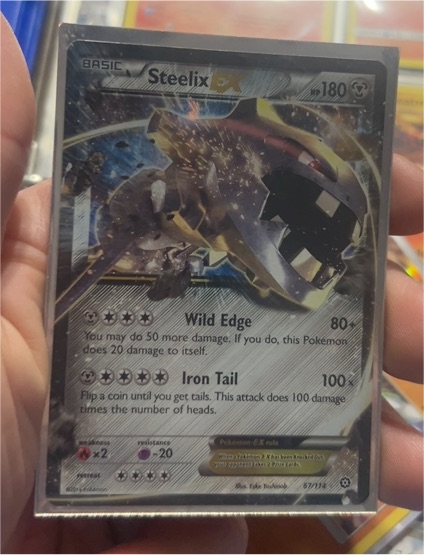 2016 Pokémon EX Steam Siege #67 Steelix EX — front