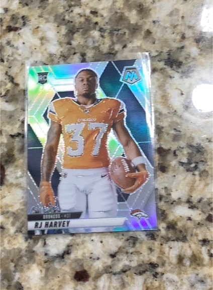 2025 Panini Mosaic #284 RJ Harvey — front