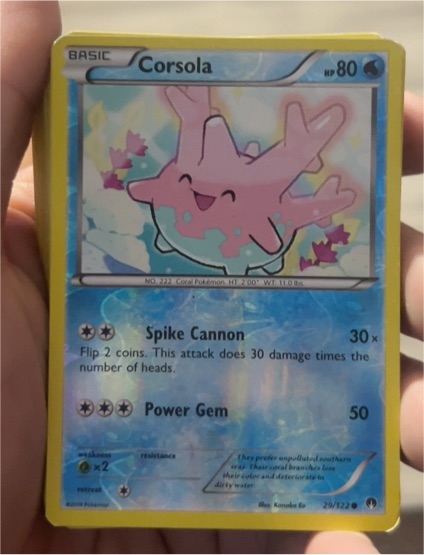2016 Pokémon XY BREAKpoint #29 Corsola — front