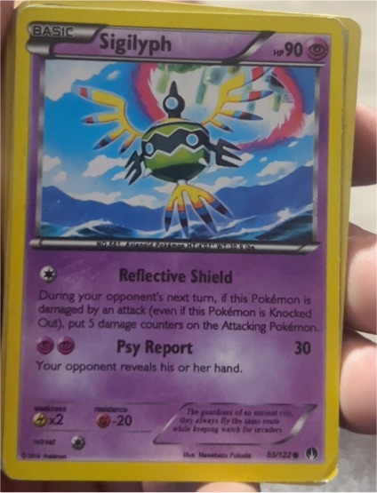 2016 Pokémon XY Breakpoint #55 Sigilyph — front