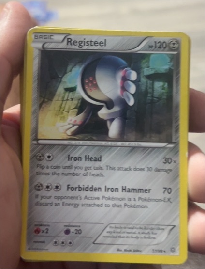 2015 Pokémon Ancient Origins #51 Registeel — front