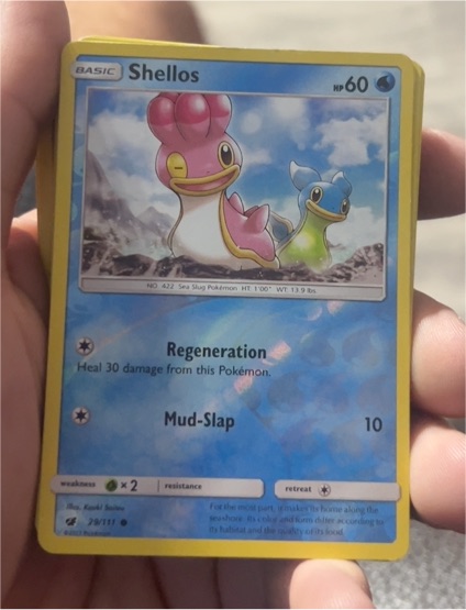 2017 Pokémon Sun & Moon Crimson Invasion #29 Shellos — front