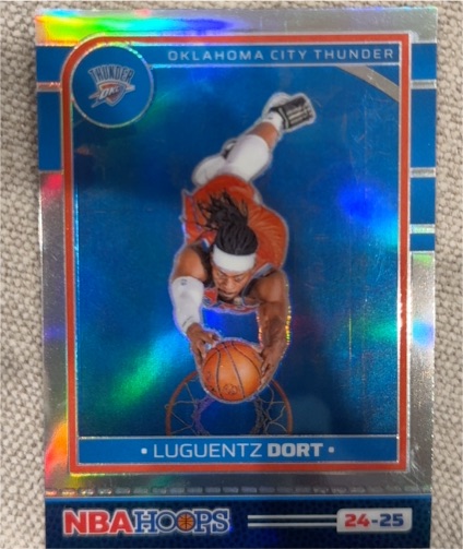 2024-25 Panini NBA Hoops #219 Luguentz Dort — front