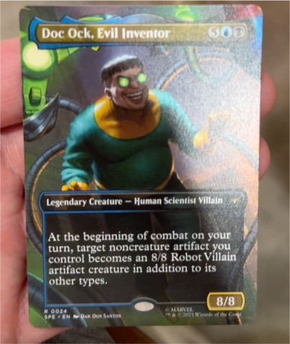 2025 Magic: The Gathering #0024 Doc Ock, Evil Inventor — front