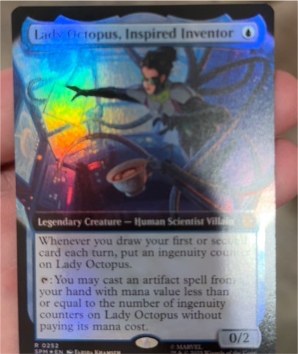 2023 Magic: The Gathering #252 Lady Octopus, Inspired Inventor — front