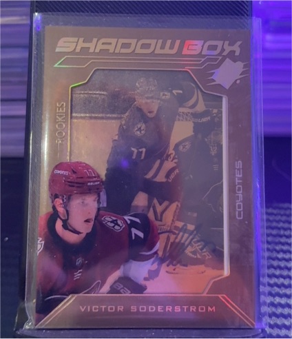 2020 Upper Deck SPx Shadowbox Rookies #SB-17 Victor Soderstrom — front